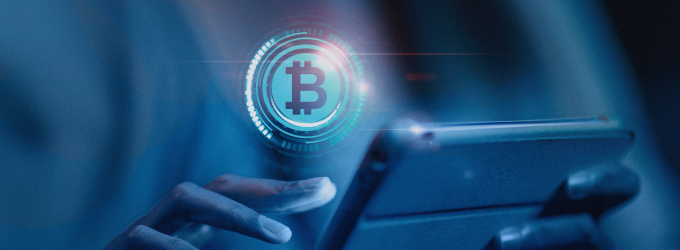 Blockchain engineer audits Bitcoin transaction data using a mobile interface for network validation.
