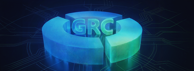 Digital GRC system concept used in IT governance and risk management within enterprise software environments