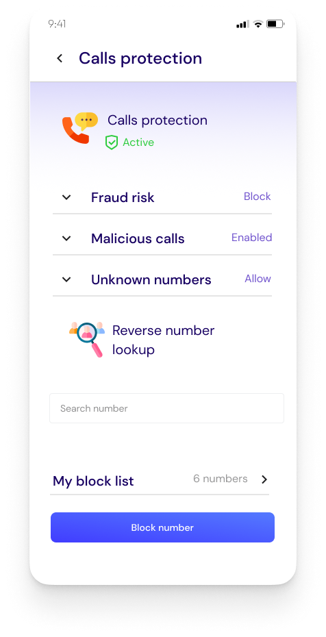 Mobile security app