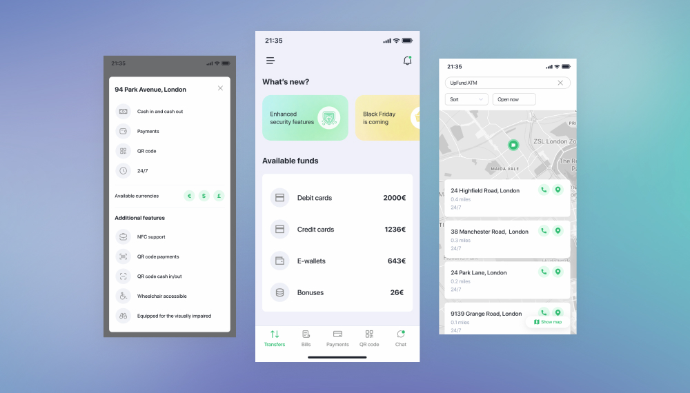 Mobile banking app enhancement..