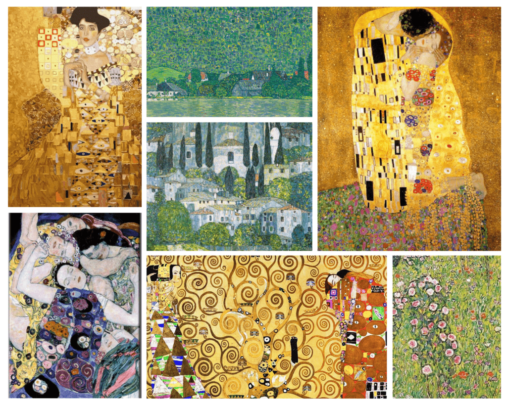 Paysage urbain Gustav Klimt