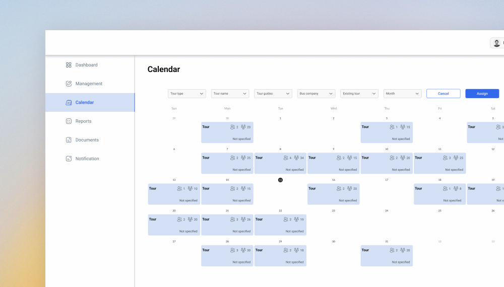 Developing tour operator software..