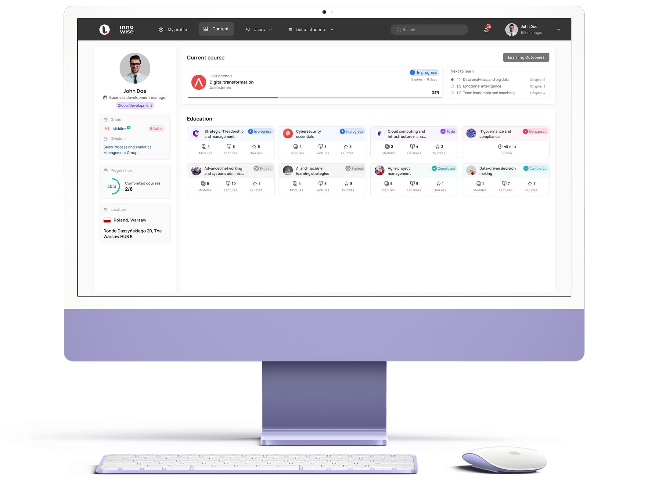 Platforma LMS