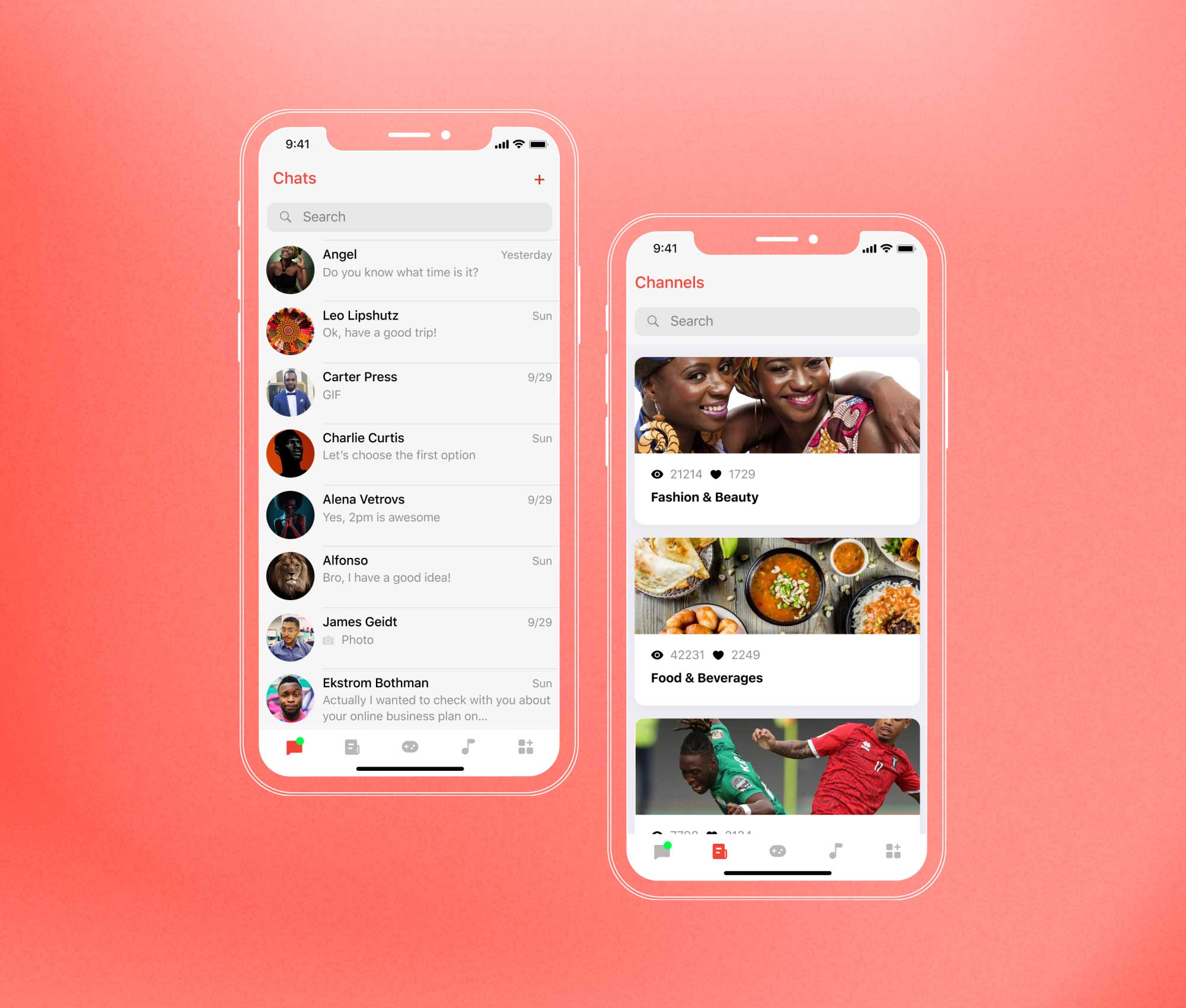 Social networking app development