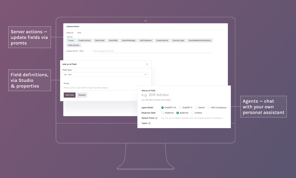Odoo 19 new AI features