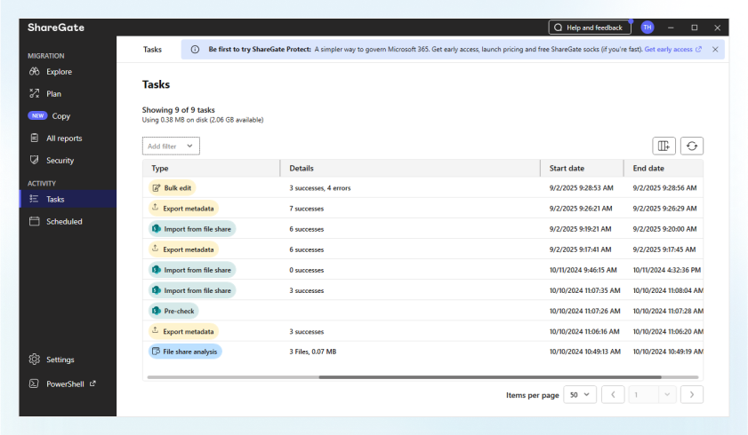 Massåtgärder och automatisering