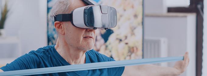 Sesión de recuperación basada en RV para el entrenamiento cognitivo y de movilidad en un centro sanitario