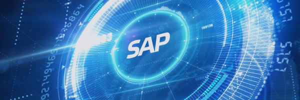 Business analysts use an SAP dashboard to manage end-to-end processes across finance, supply chain, and HR.