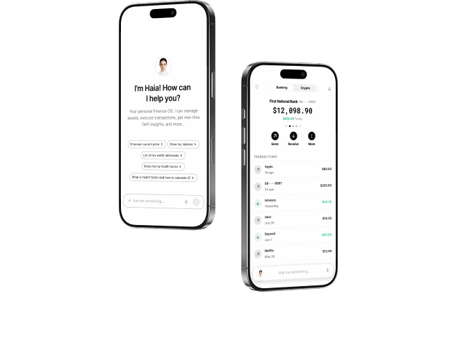 AI assistant for fiat and crypto finance