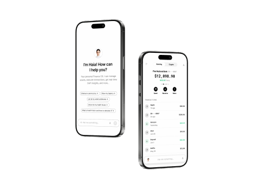 AI assistant for fiat and crypto finance