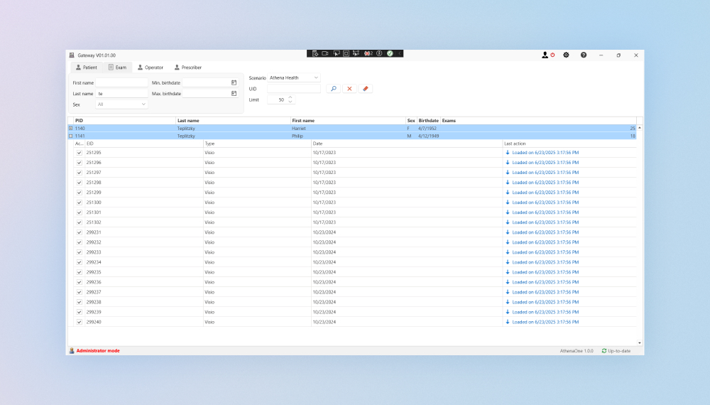 Designing a data integration gateway for FIM Medical..