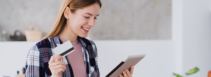 Customer finalizes an e-commerce order, blending convenience and confidence in digital payments