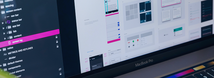 Erstellung von Layouts und Style Guides für ein neues Webanwendungsprojekt