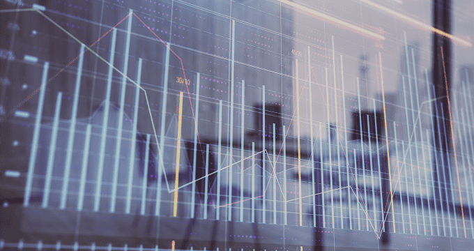 AI-driven finance dashboard overlays urban skyline, highlighting real-time analytics for smarter investments