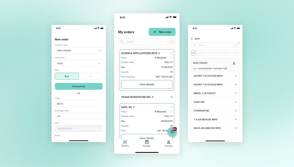 Mobile app development for EmKap’s investment platform..