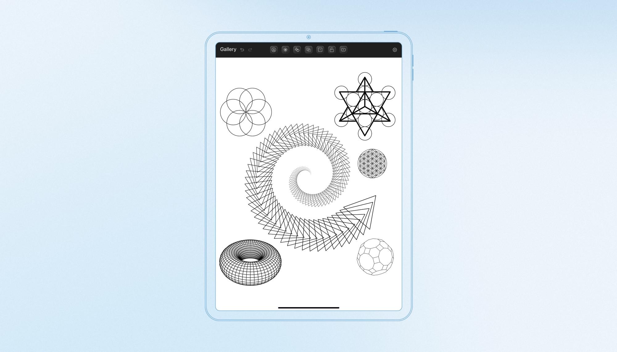 Sacred geometry tattoo design app