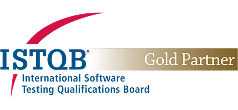ISTQB Gold Partner badge.