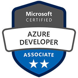 Microsoft Certified: Azure Developer Associate.