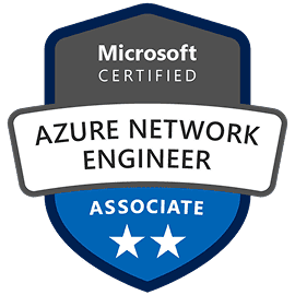 Microsoft Certified: Azure Network Engineer Associate.