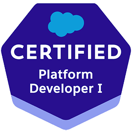 Salesforce Platform Developer I.