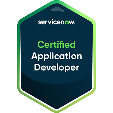 Certified Application Developer logo.