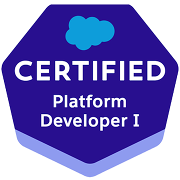 Salesforce Platform Developer I logo.