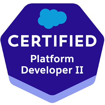 Salesforce Platform Developer II logo.
